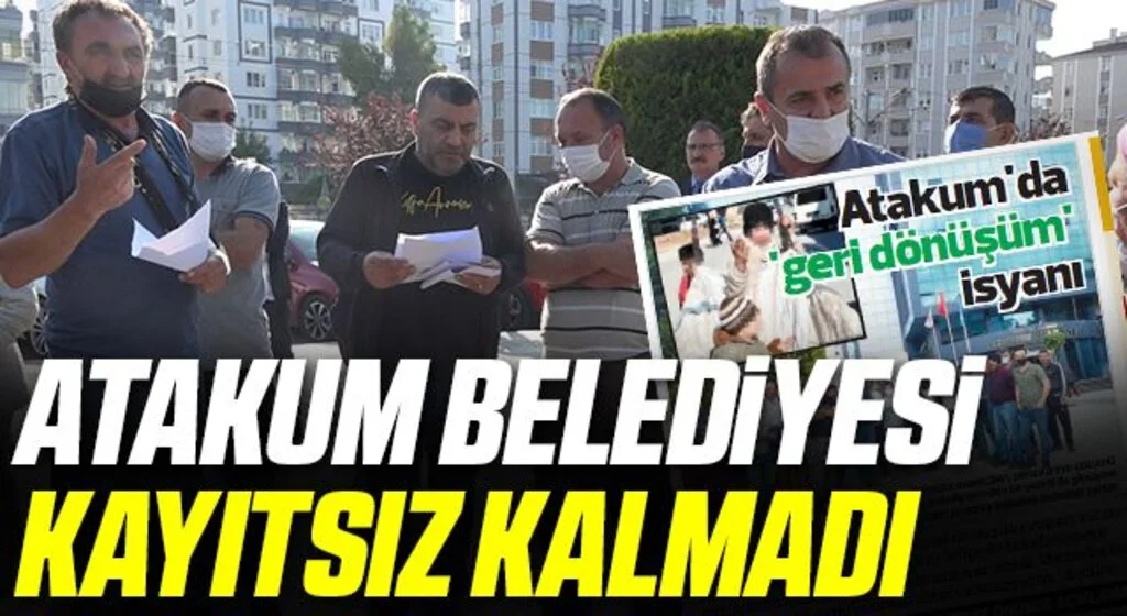 O İsyana Atakum Belediyesi kayıtsız kalmadı