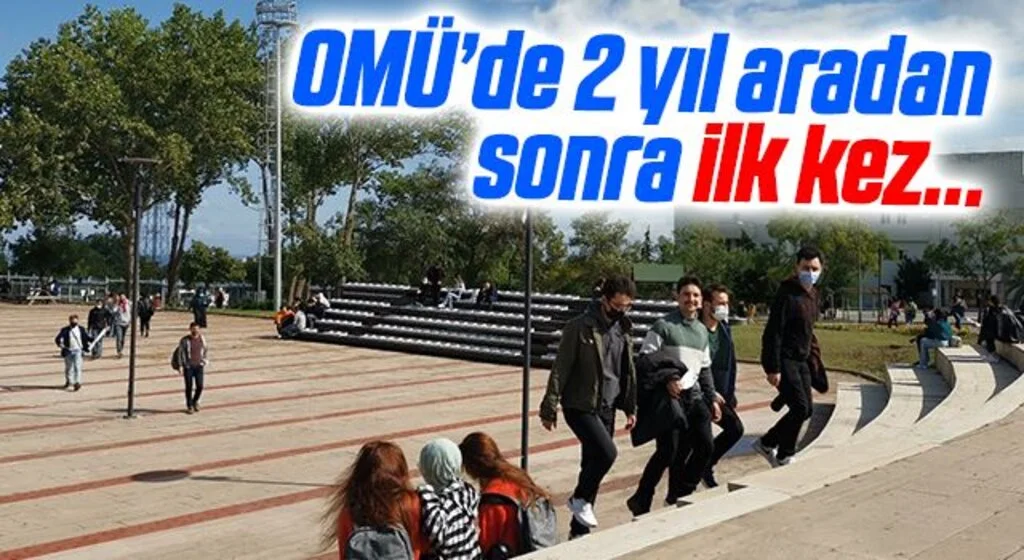 OMÜ 52 bin 661 öğrenci ile yüz yüze eğitime başladı