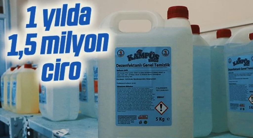 OMÜ Kampüs Kimya'dan 1 yılda 1,5 milyon TL ciro