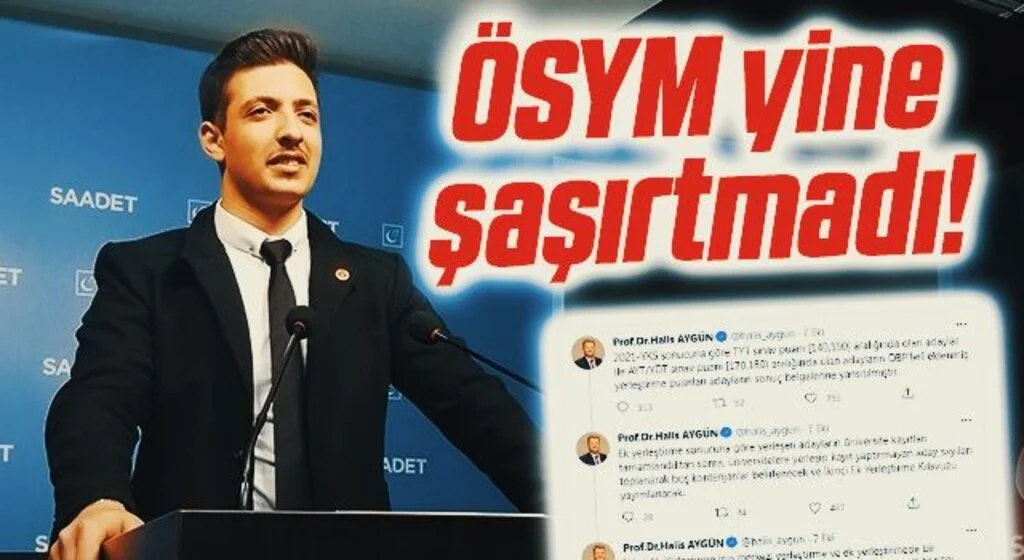 ÖSYM yine şaşırtmadı!