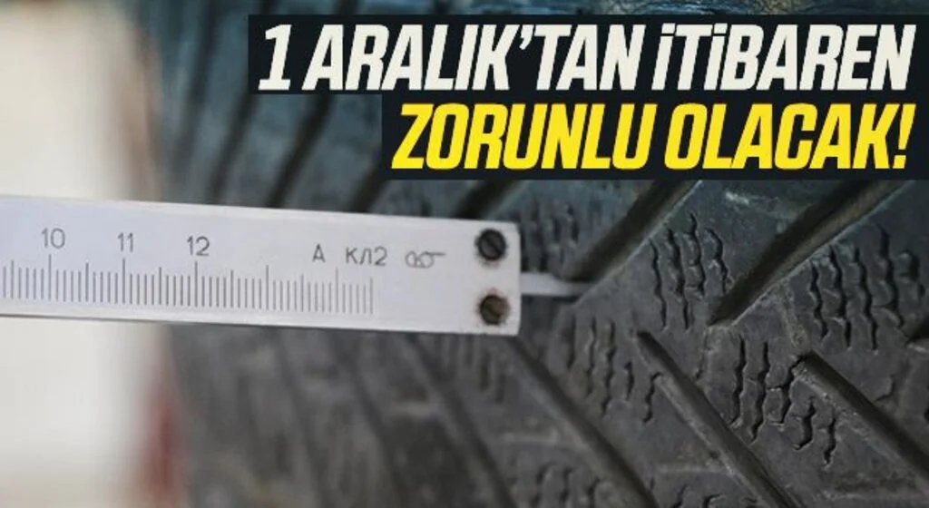 Patinaj zinciri bulunması veya kullanılması kış lastiği zorunluluğunu ortadan kaldırmıyor