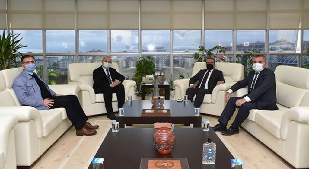 Rektör Ünal Havza heyetini ağırladı