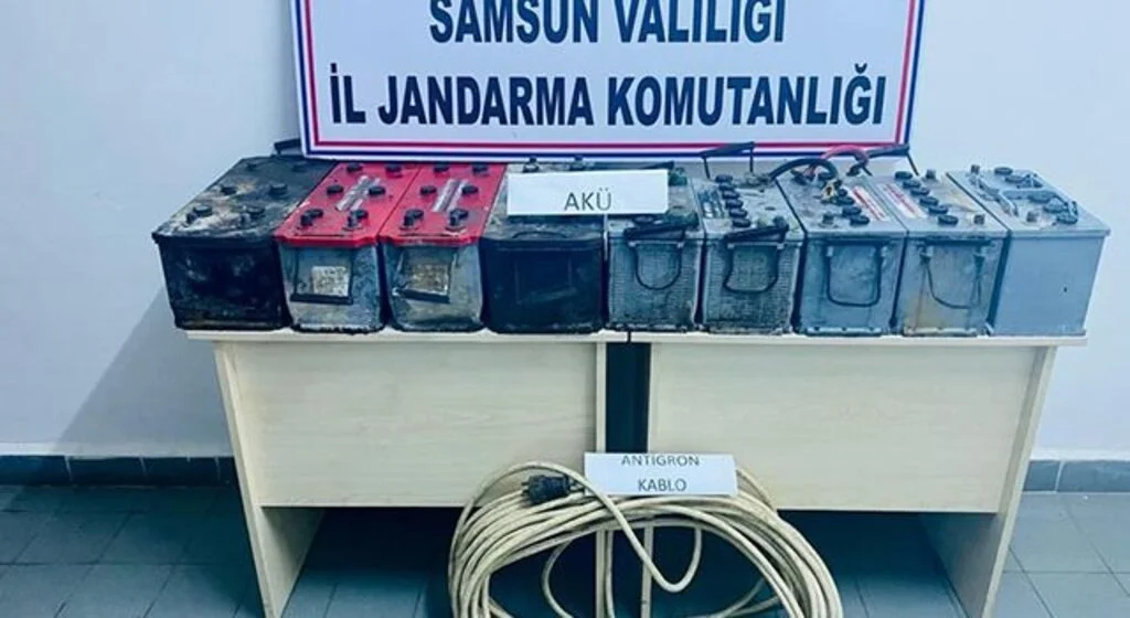 Samsun 19 Mayıs'ta akü ve kablo hırsızlığı