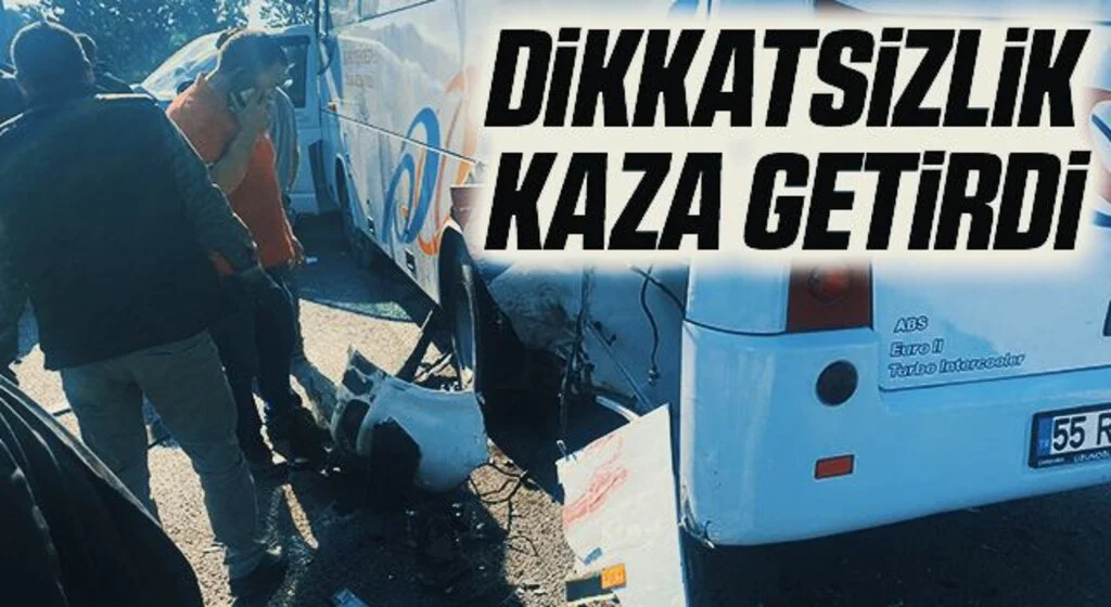Samsun Çarşamba'da Zincirleme Kaza!