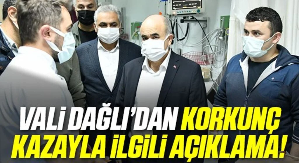 Samsun Valisi Zülkif Dağlı'dan otobüs kazası ile ilgili açıklama: 145 metre yolun sağ tarafında gitti, sonra uçuruma düştü