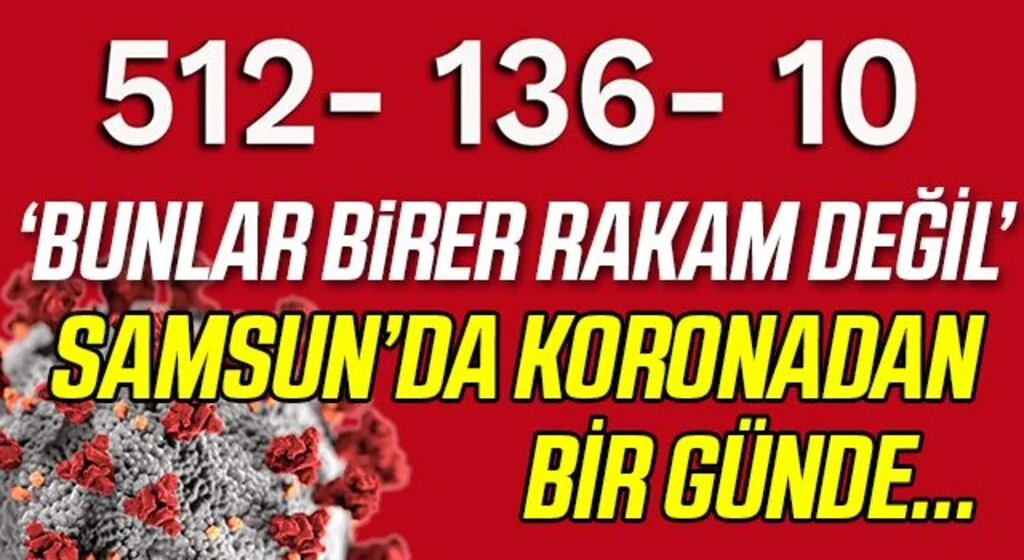 Samsun'da 1 günde 10 kişi koronadan hayatını kaybetti