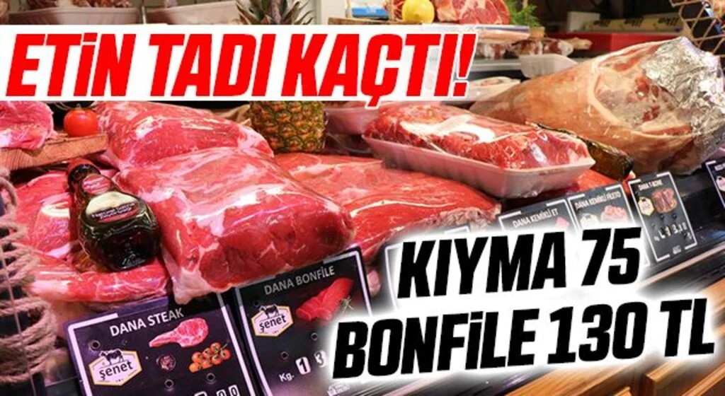 Samsun’da artan fiyatlar etin tadını kaçırdı: Kıyma 75, bonfile 130 TL