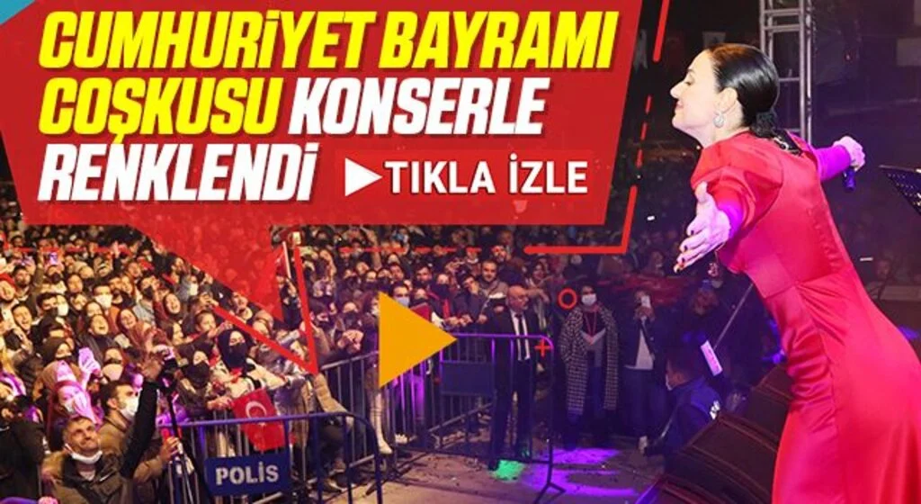 Samsun’da Cumhuriyet Bayramı coşkusu konserle renklendi