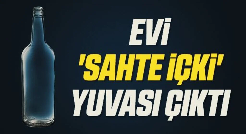 Samsun'da Evi 'sahte içki' yuvası çıktı