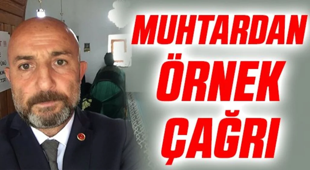 Samsun'da Muhtardan örnek çağrı 