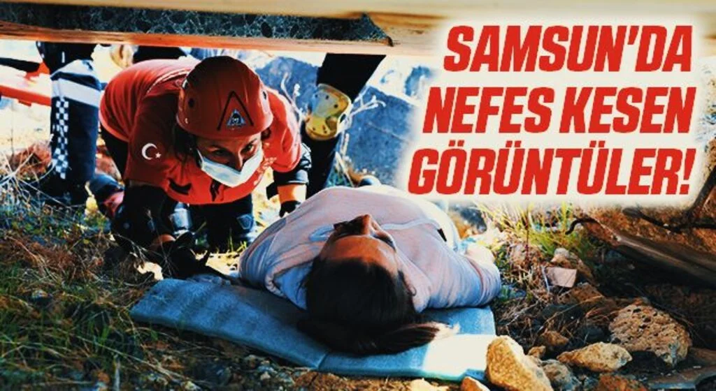 Samsun'da Nefes Kesen Görüntüler!