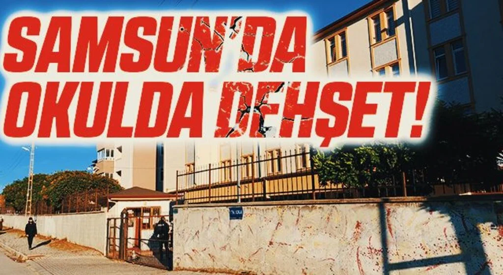 Samsun'da okulda dehşet: Kız öğrenci arkadaşını sınıfta sırtından bıçakladı