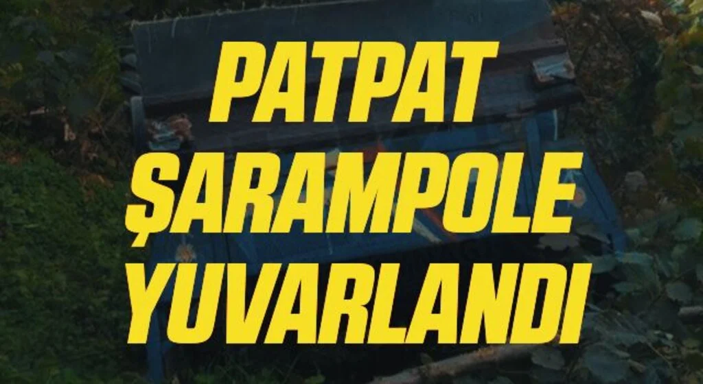 Samsun'da patpat şarampole yuvarlandı: 1 yaralı