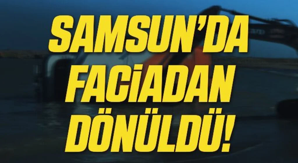 Samsun'da tekne alabora oldu