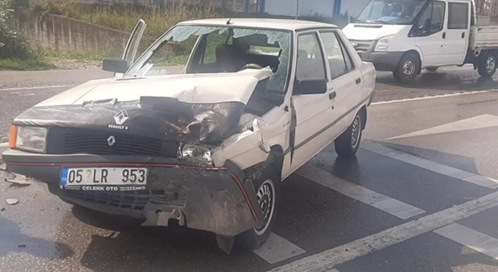 Samsun'da trafik kazası: 1 yaralı