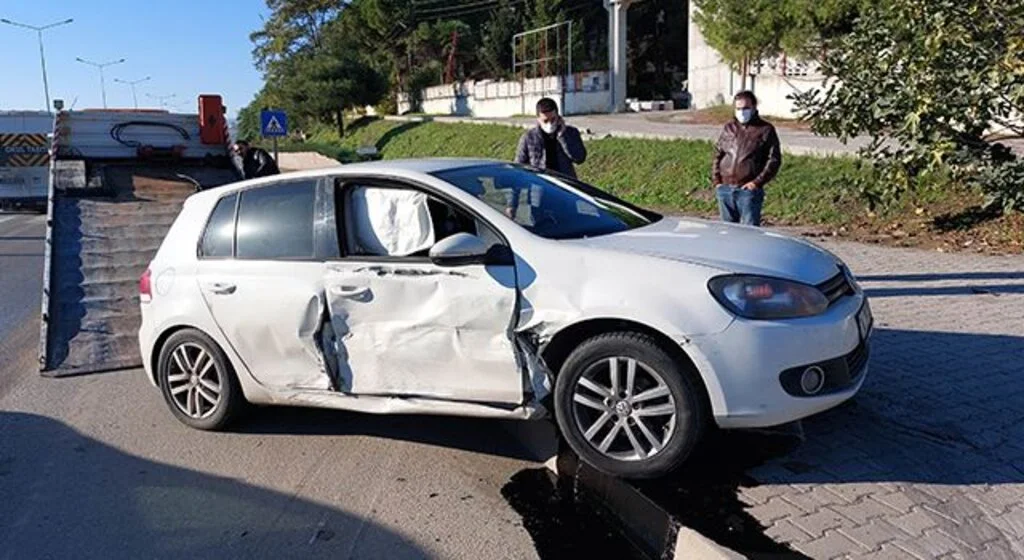 Samsun'da trafik kazası: 1 yaralı