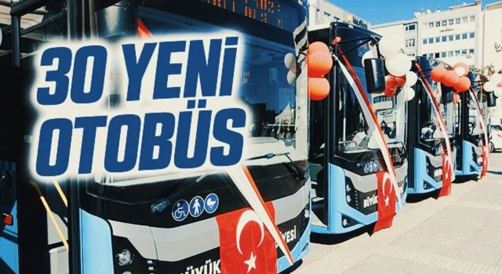 Samsun’da ulaşım filosuna 30 yeni otobüs