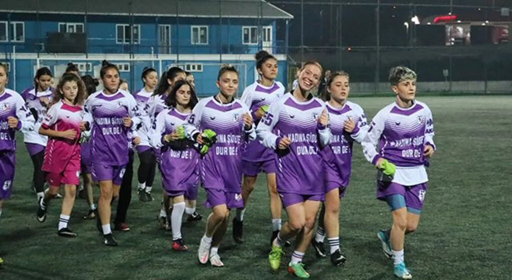Samsun'daki kadın futbol takımının amacı kız çocuklarının hayallerini gerçekleştirmek