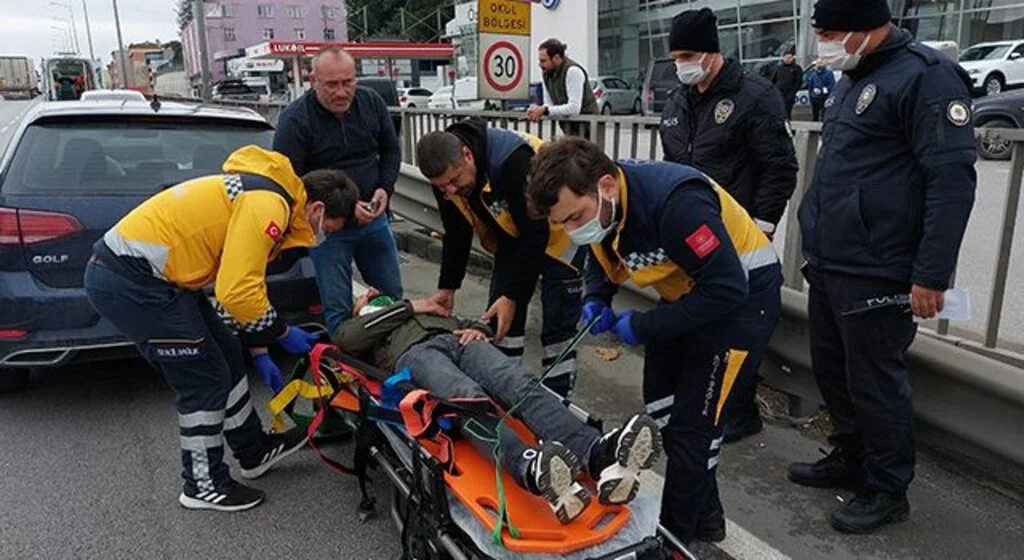 Samsun'daki kazada 1 kişi yaralandı