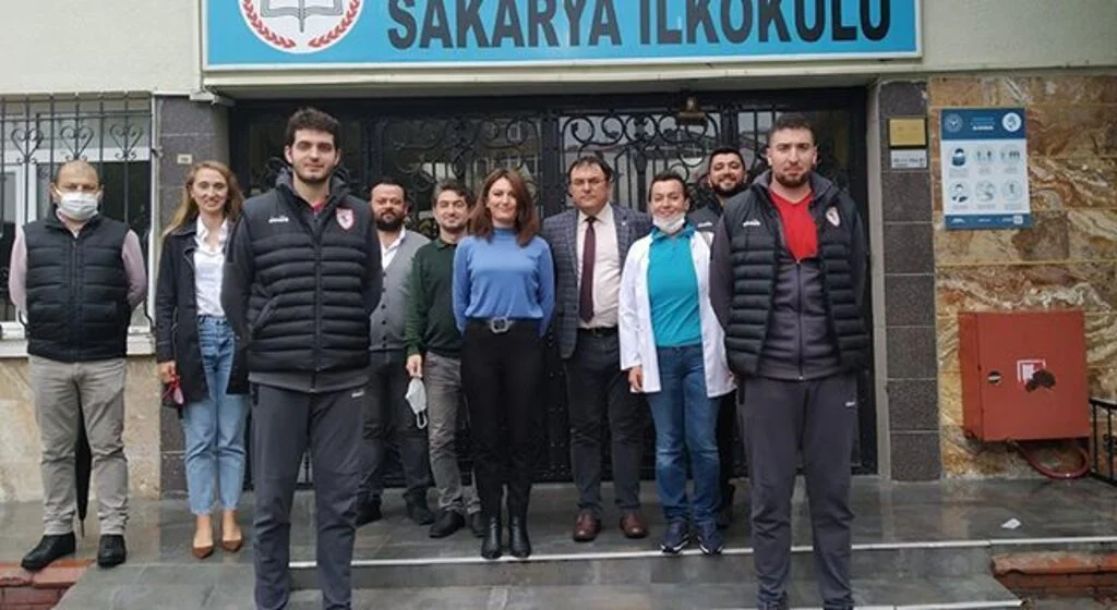 Samsunspor Basketbol sporcularından önce söyleşi sonra imza
