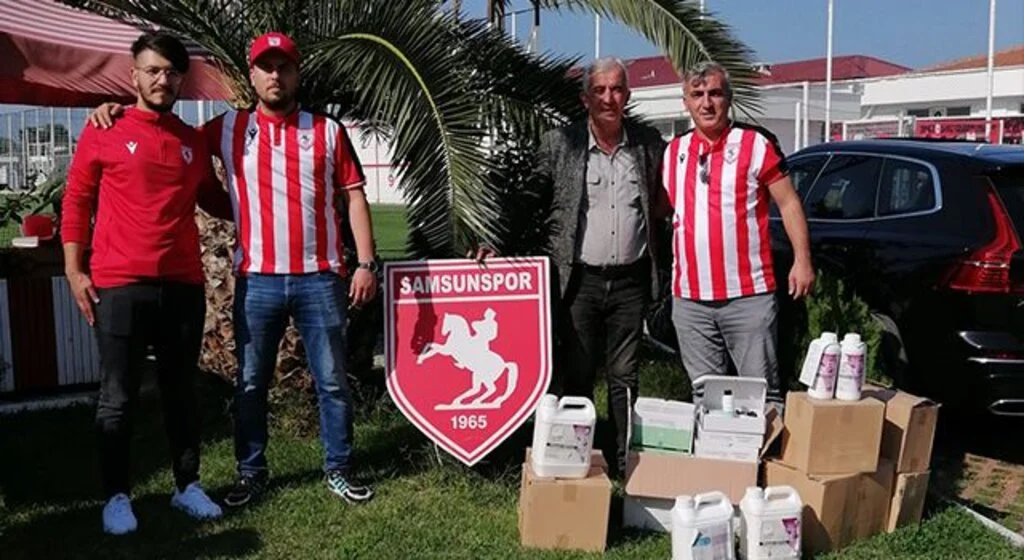 Samsunspor’a hijyenik destek