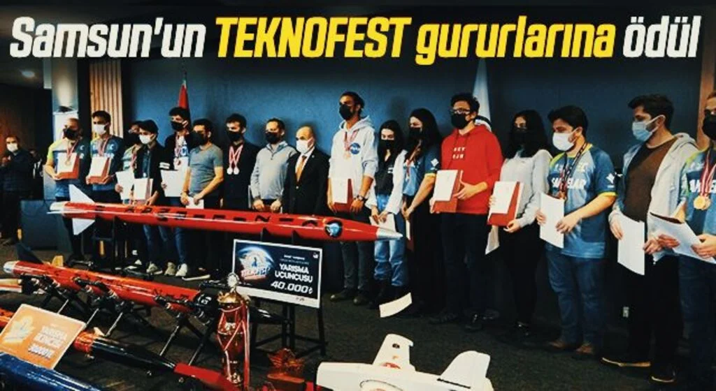 Samsun'un TEKNOFEST gururlarına ödül