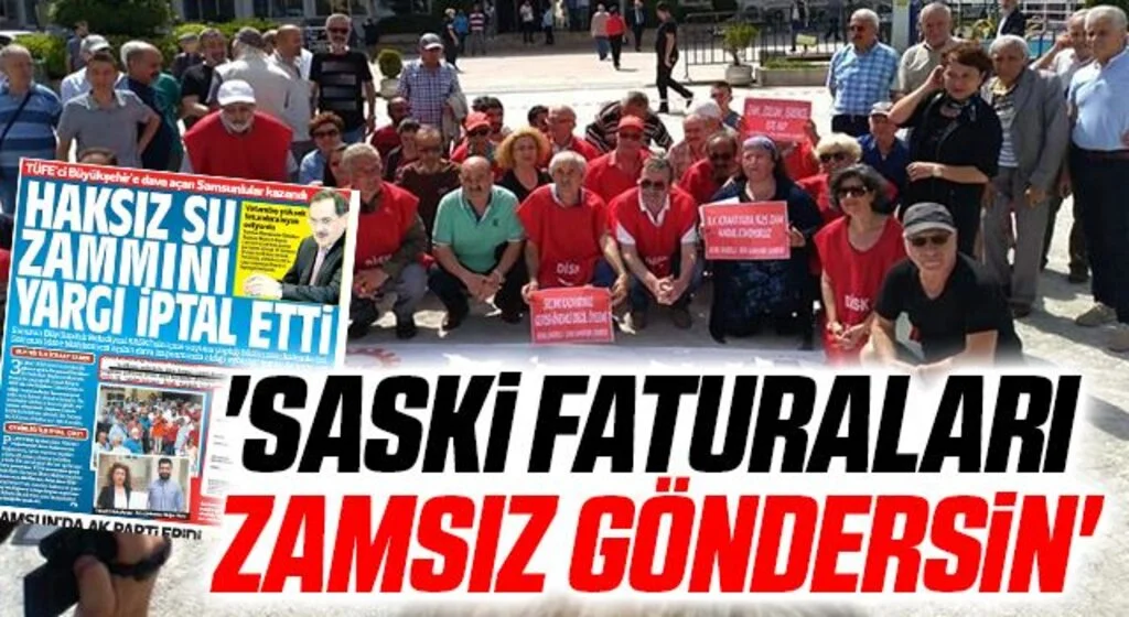 'SASKİ Faturaları Zamsız Göndersin'
