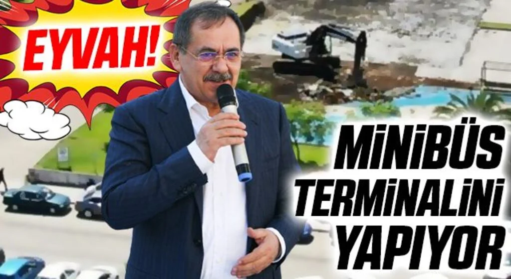 SBB Başkanı Mustafa Demir Minibüs Terminalini Yapıyor