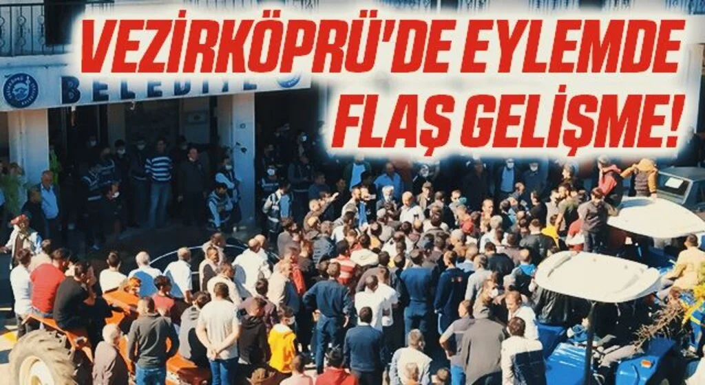 Vezirköprü'de belediyeyi taşlama eyleminde Flaş Gelişme!