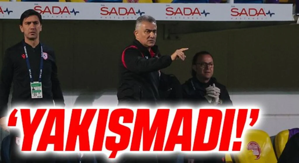 Yılport Samsunspor Teknik Direktörü Mehmet Altıparmak: Yakışmadı!