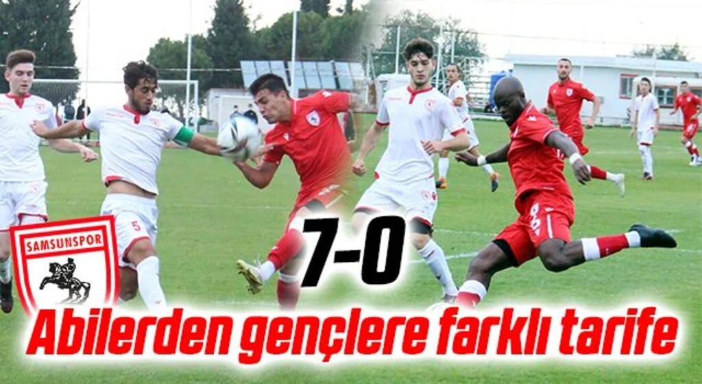 Yılport Samsunspor, U-19 Takımıyla Hazırlık Maçı Yaptı! (7-0)