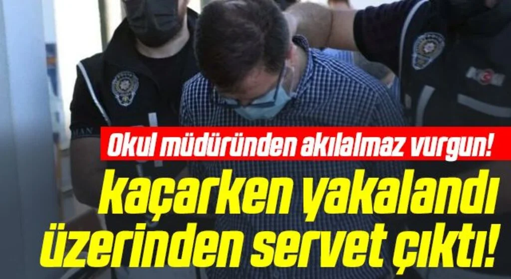 Yolsuzluktan tutuklanan müdür 1 kilo altınla yakalanmış