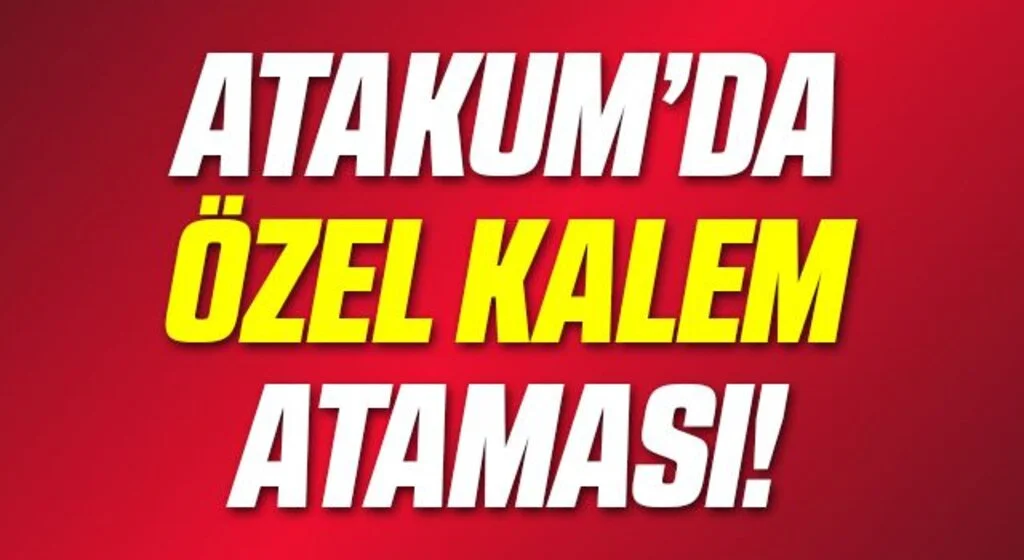 Atakum Belediyesi Özel Kalem Müdürlüğü'ne atama