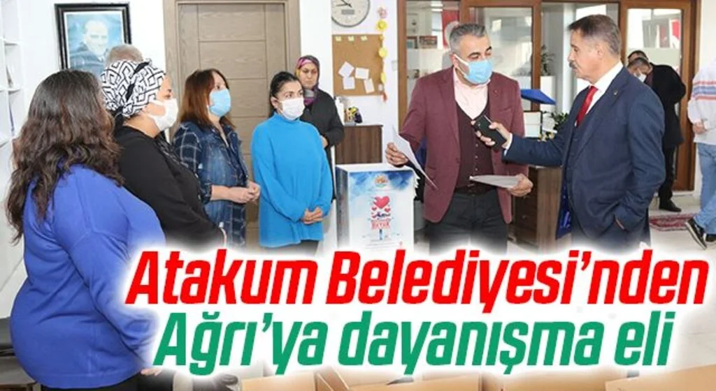 Atakum Belediyesi’nden Ağrı’ya dayanışma eli 