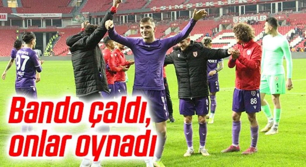 Bando çaldı, Samsunsporlu Futbolcular oynadı