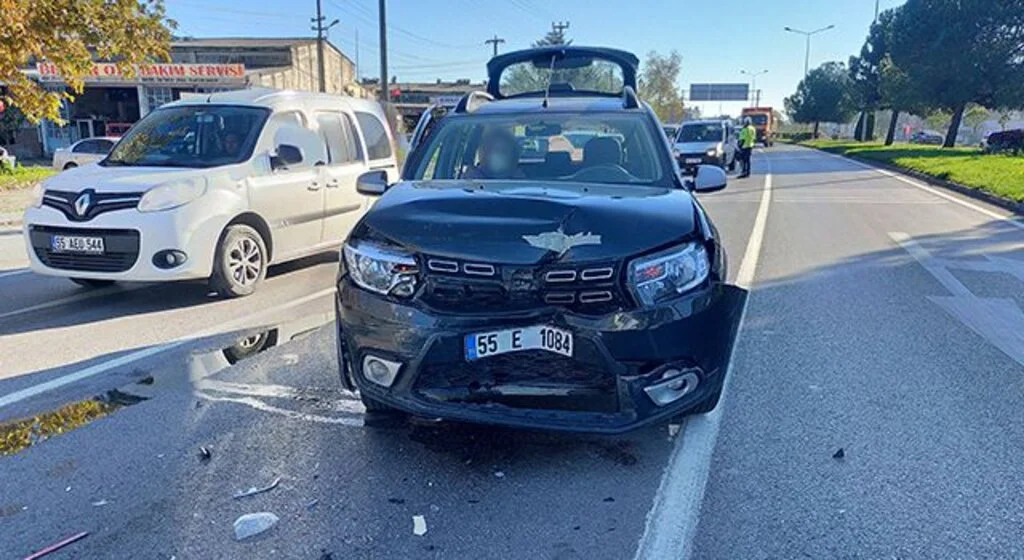 Çarşamba'da kaza: 1 yaralı