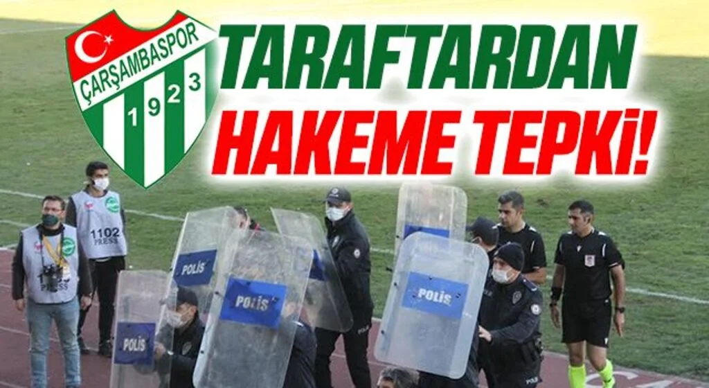 Çarşambaspor Taraftarından Hakeme Tepki!
