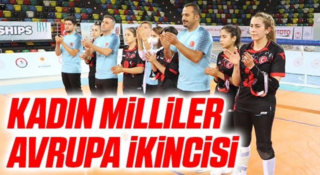 Golbol Kadın Milli Takımı Avrupa ikincisi oldu
