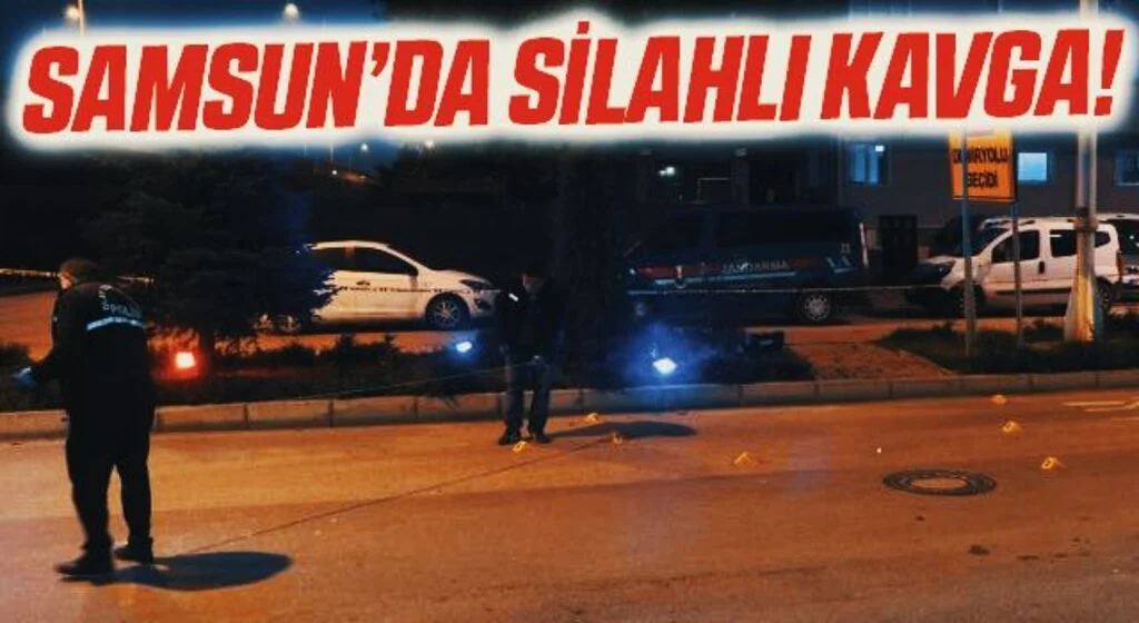 Havza'da çıkan silahlı kavgada 3 kişi yaralandı