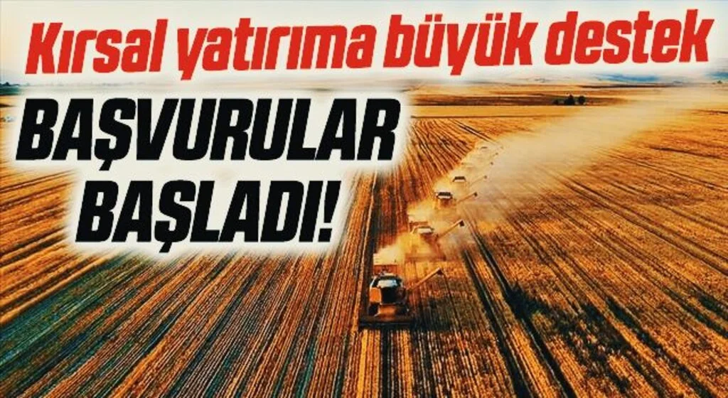 Kırsal yatırıma büyük destek
