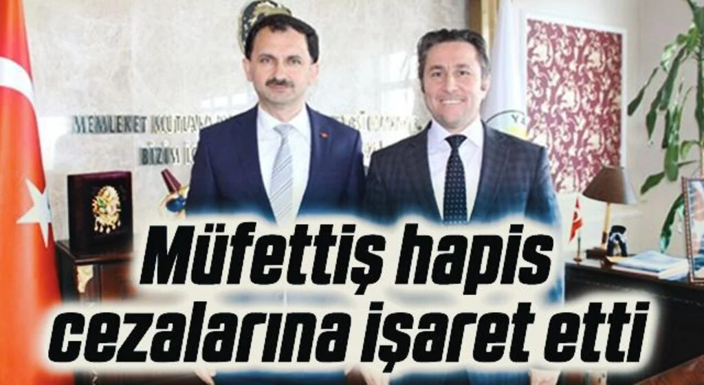 Müfettiş hapis cezalarına işaret etti