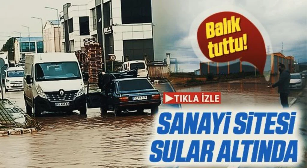 SAGİMAD Sanayi Sitesi sular altında 