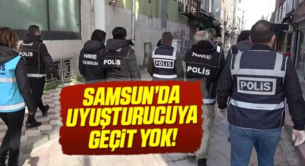 Samsun polisinden okul çevrelerinde uyuşturucuya geçit yok