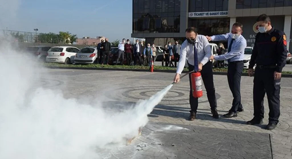 Samsun TSO personeline ‘yangın’ eğitimi