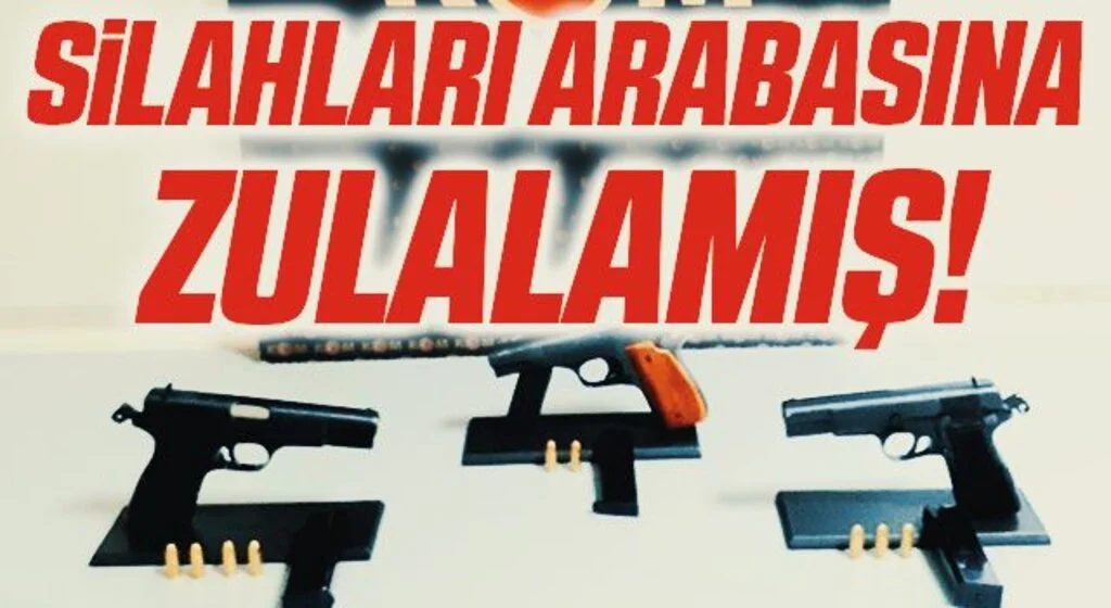 Samsun’da 3 ruhsatsız tabanca ele geçirildi: 1 tutuklama