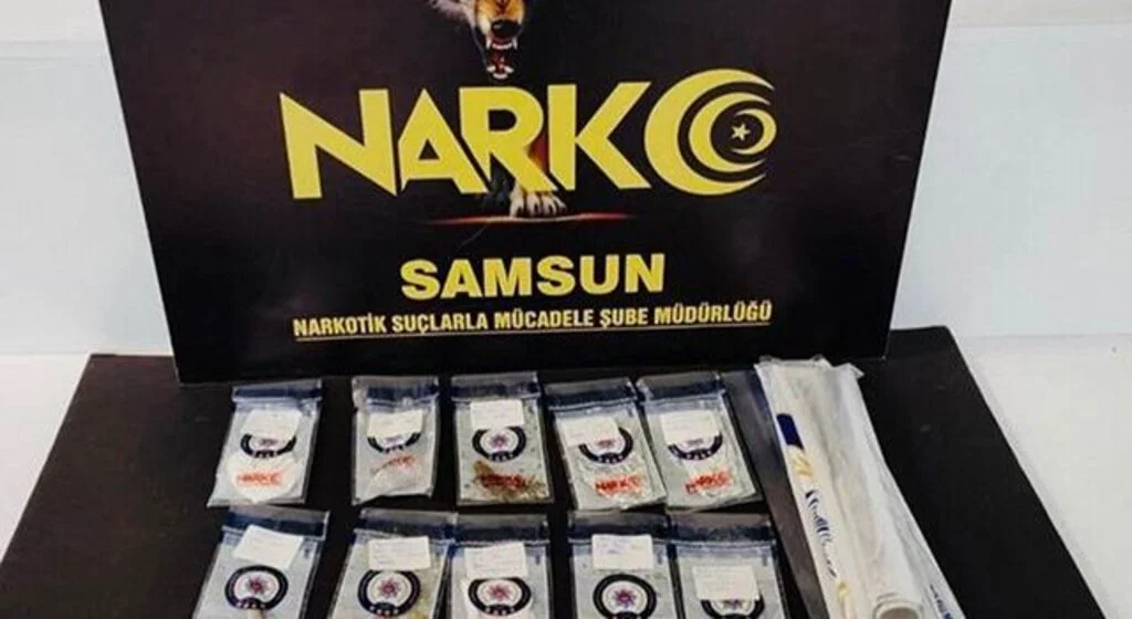 Samsun'da bir kişi uyuşturucu ticaretinden gözaltına alındı