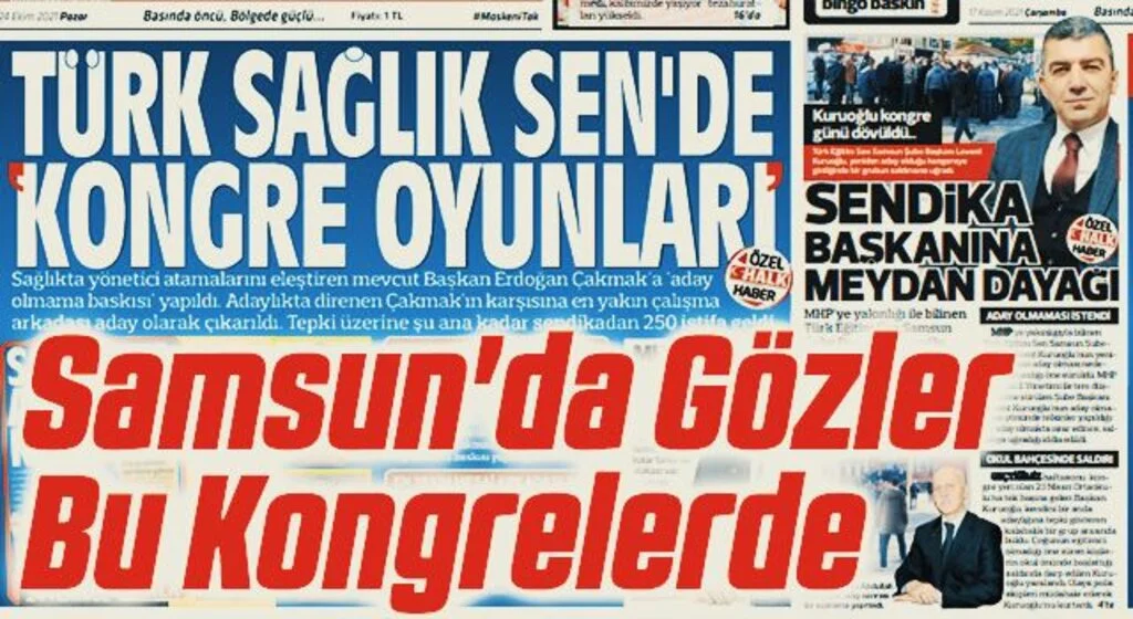 Samsun'da Gözler Bu Kongrelerde