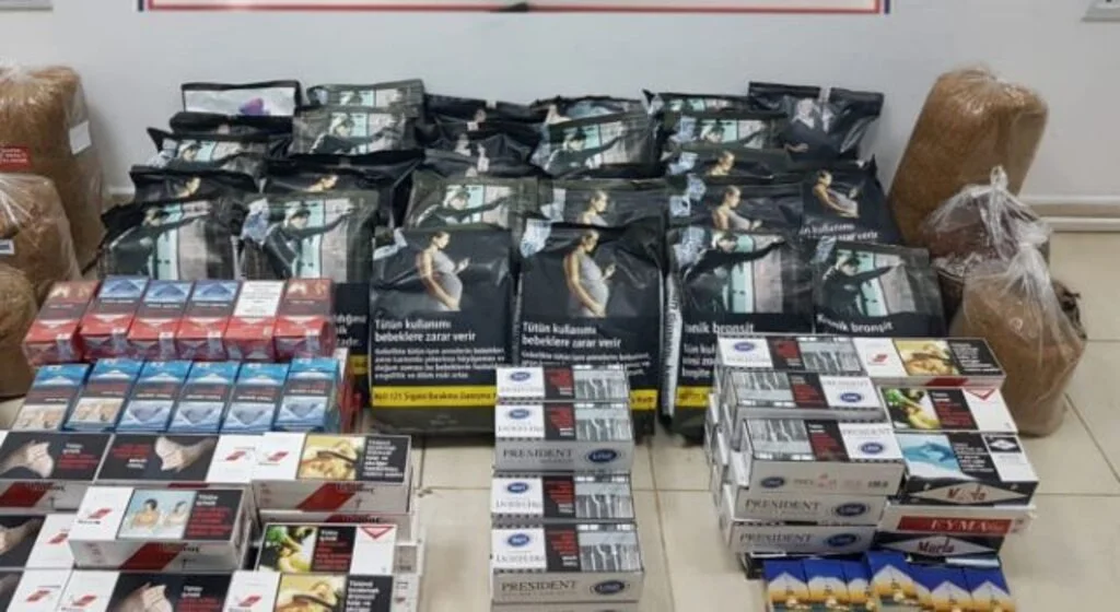 Samsun'da kaçak sigara operasyonu