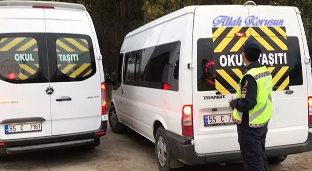 Samsun'da öğrenci servisleri denetlendi