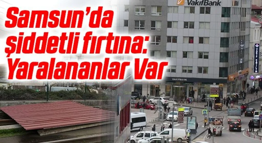 Samsun’da şiddetli fırtına: Çatılar uçtu, ağaçlar devrildi